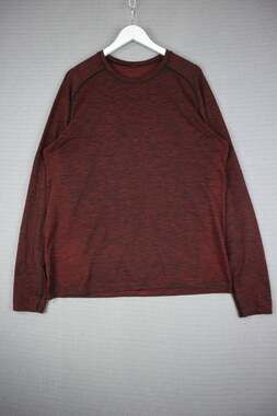 Lululemon Mens Burgundy Activewear Longsleeve Running XL